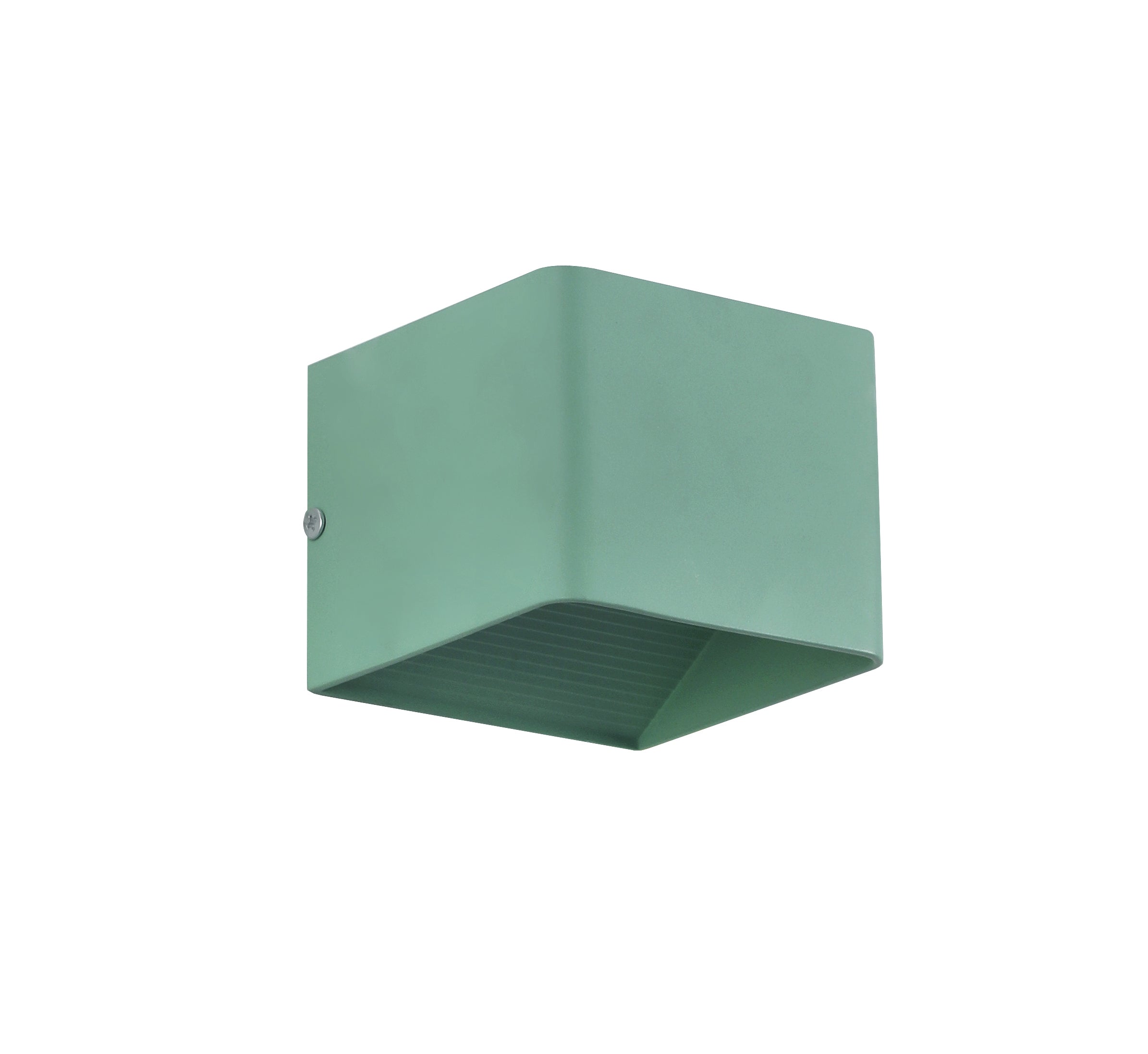 QuadraGlow - Moderne Vierkante Wandlamp in Zwart, Wit en Groen