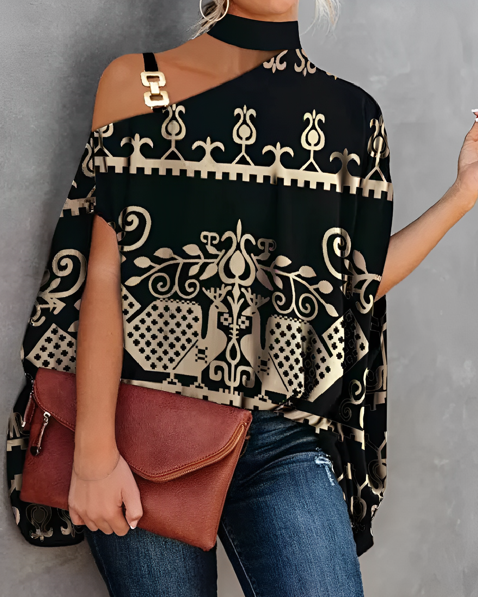 Candella - Elegante en Unieke Damesblouse - Stijlvol en Verfijnd