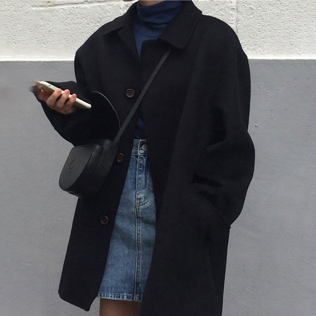 Alinea - Modieuze Oversized Jas met Knopen voor Dames