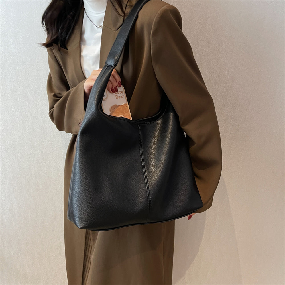 Livia - Vegan Leren Hobo Tas voor Dames | Stijlvolle en Duurzame Handtas