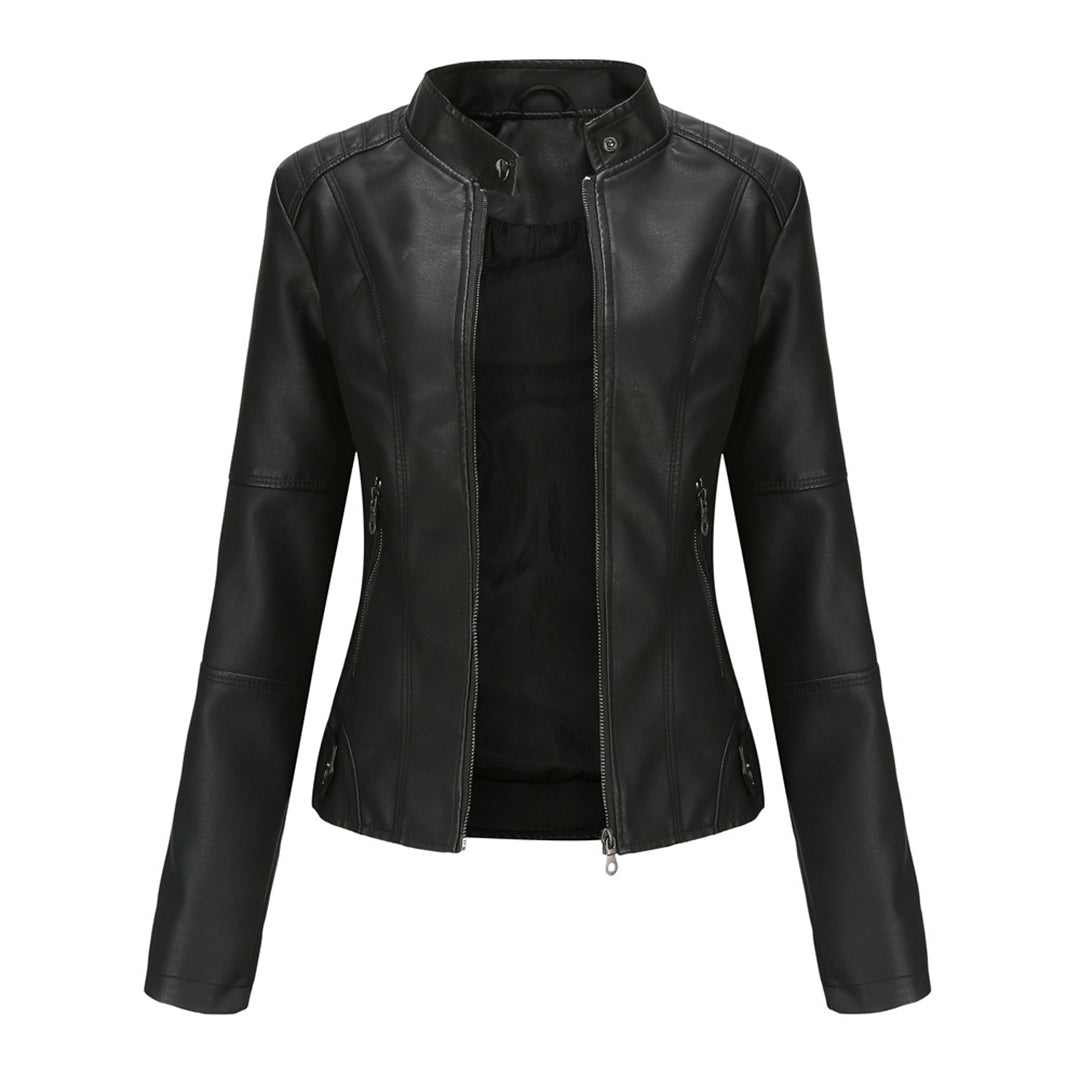 Tijdloze Dames Lederjacke - Elegant en Duurzaam