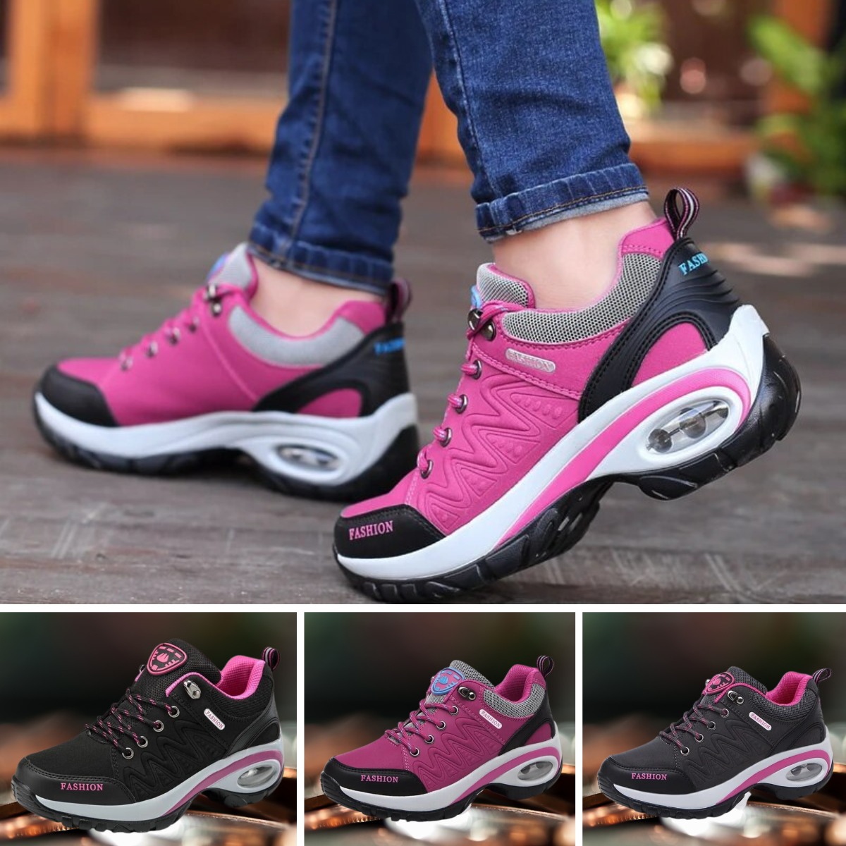 TrendBoost Casual Wedge Sneakers | Comfortabele en Stijlvolle Wedge Sneakers voor Dames