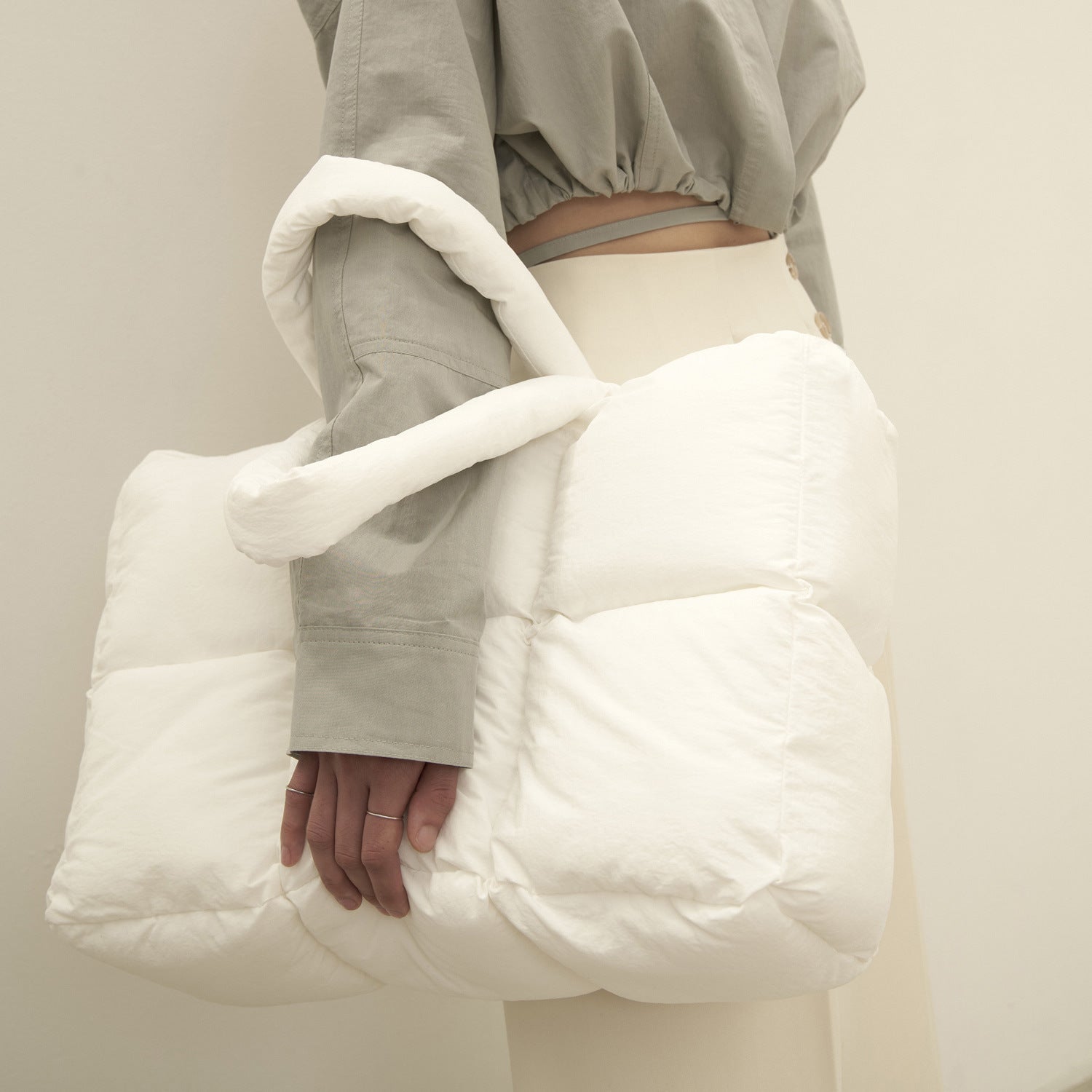 Lina - Puffer Schoudertas voor Dames | Stijlvolle en Ruime Handtas