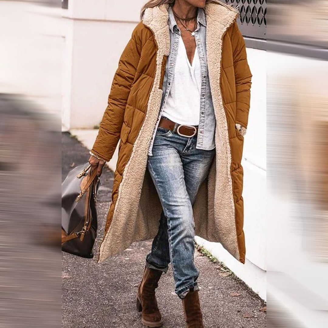 Eva Omkeerbare Dames Pufferjas - Stijlvolle en Warme Winterjas