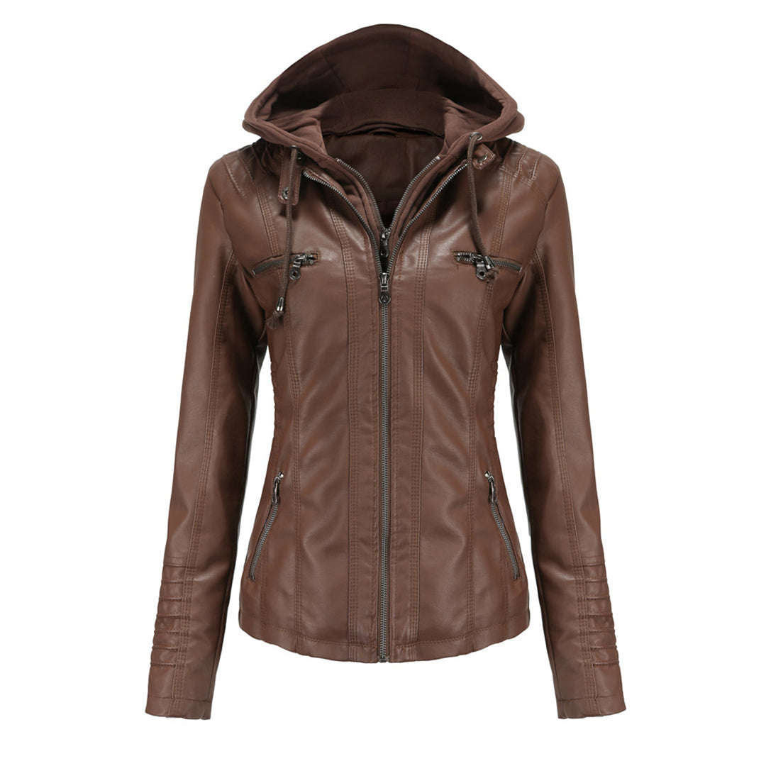 Stijlvolle Leren Jas voor Dames | Comfort en Tijdloze Elegantie
