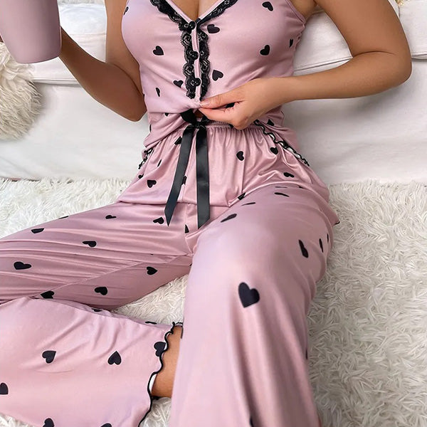 Lina - Elegante Dames Pyjama | Comfort en Stijl voor Elke Nacht