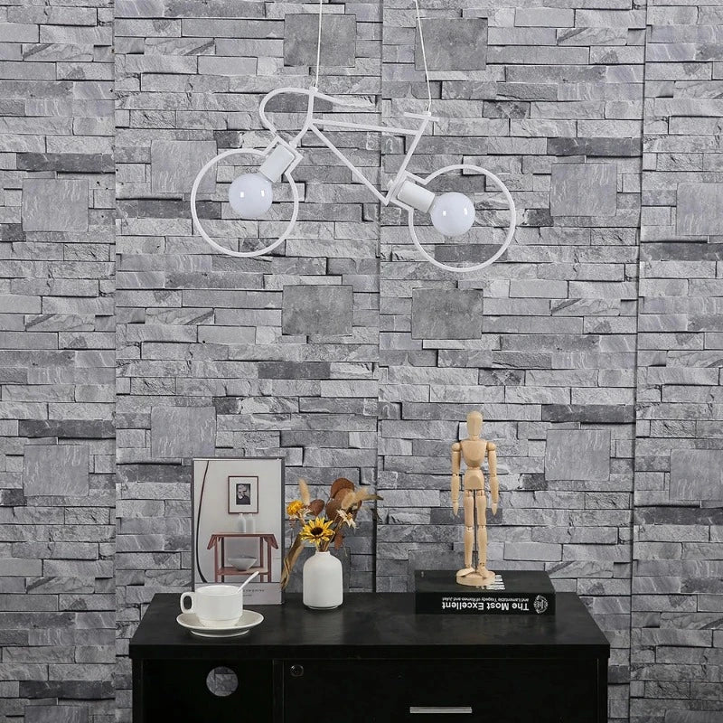 Unieke Fiets LED Hanglamp - Industriële Verlichting voor Woonkamer en Eetkamer