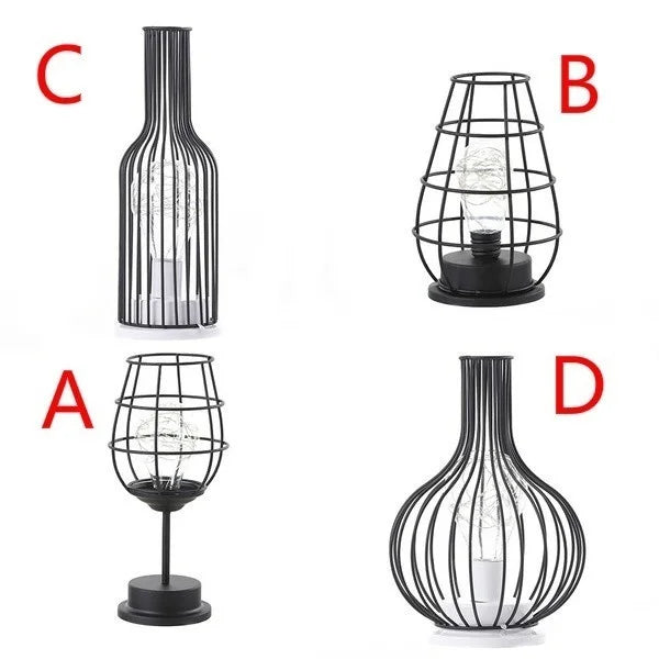 ArtDeco Retro - Moderne Opengewerkte Tafellamp | Stijlvolle Verlichting voor Thuisdecoratie