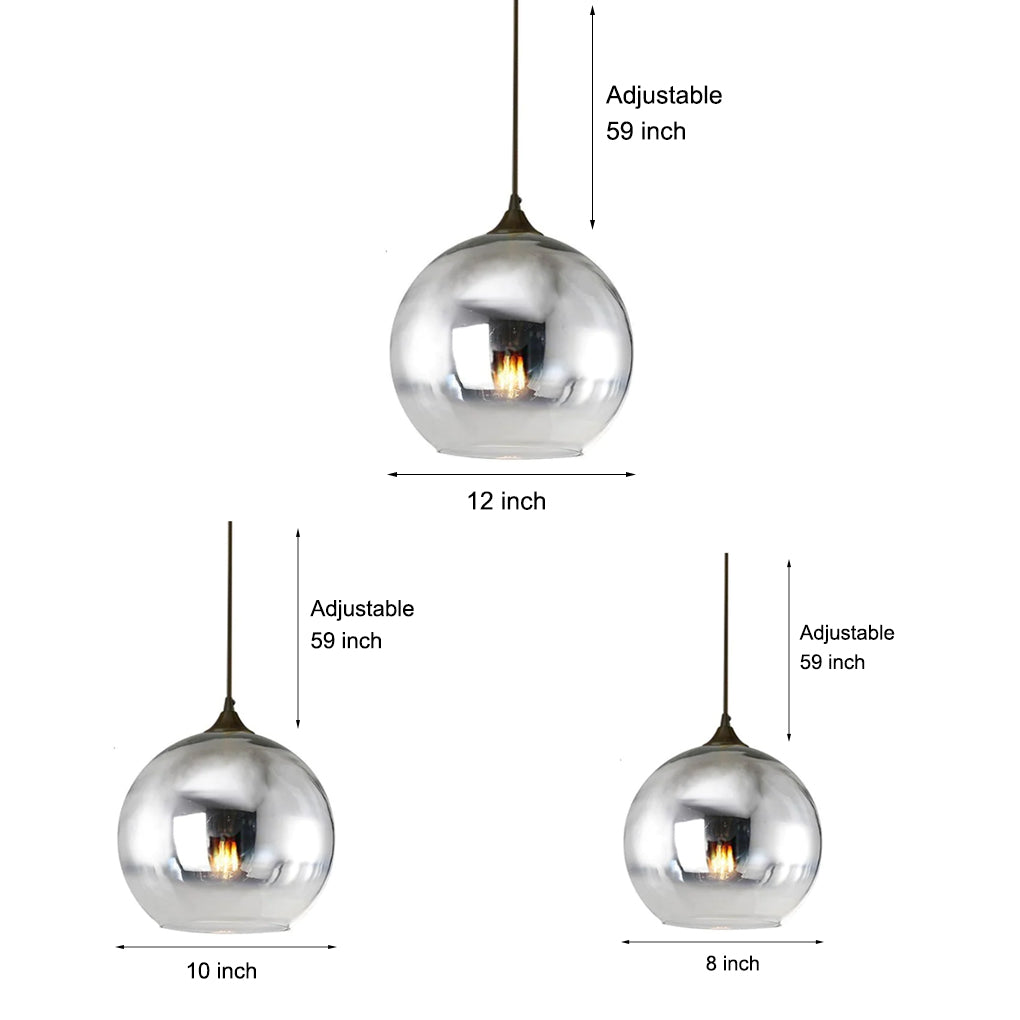 Moderne Glazen Globe Design Hanglamp - Stijlvolle LED Verlichting voor Keuken en Eetkamer