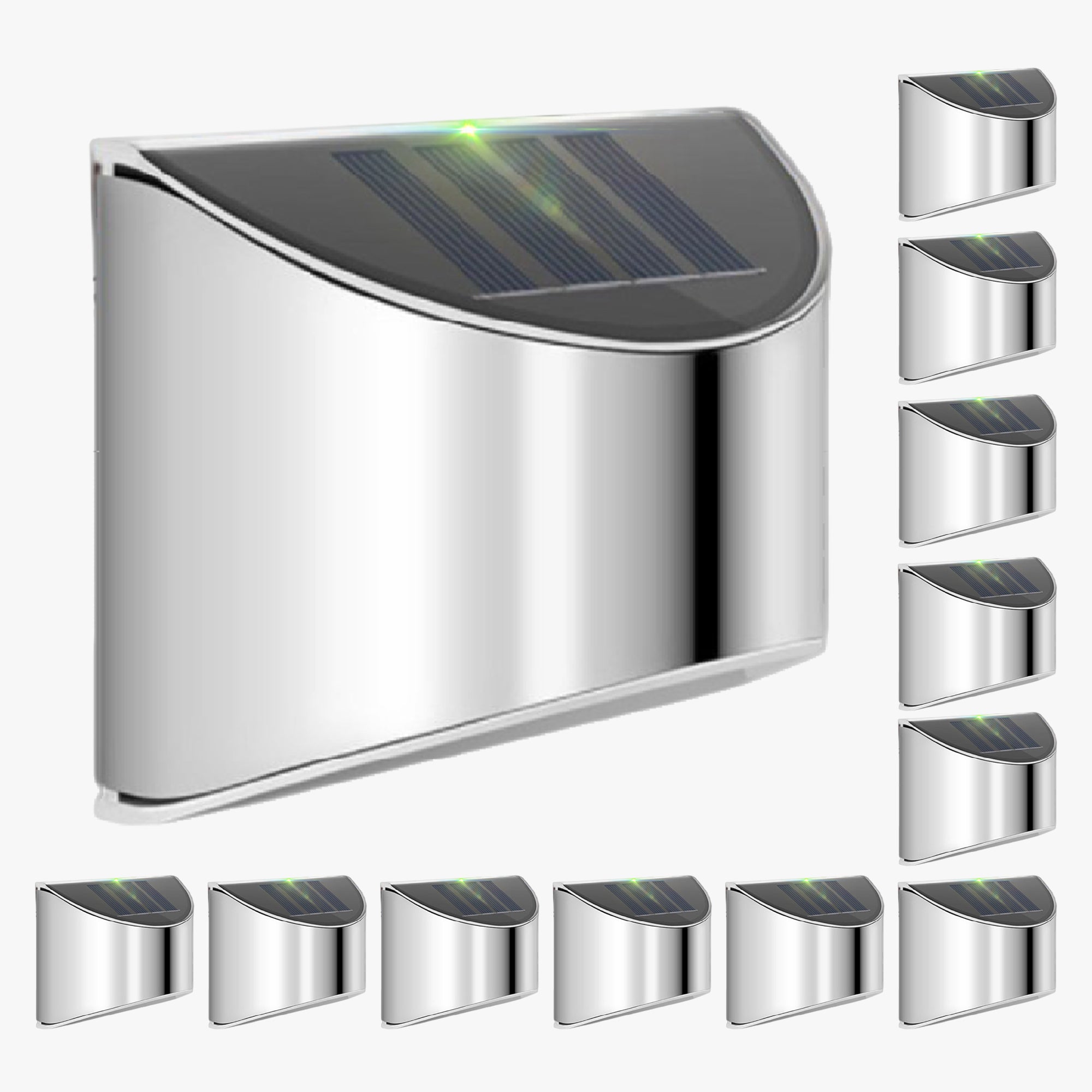 SolarLux - RVS Buitenwandlampen met Zonne-energie | Duurzaam en Waterdicht voor Tuin en Achtertuin