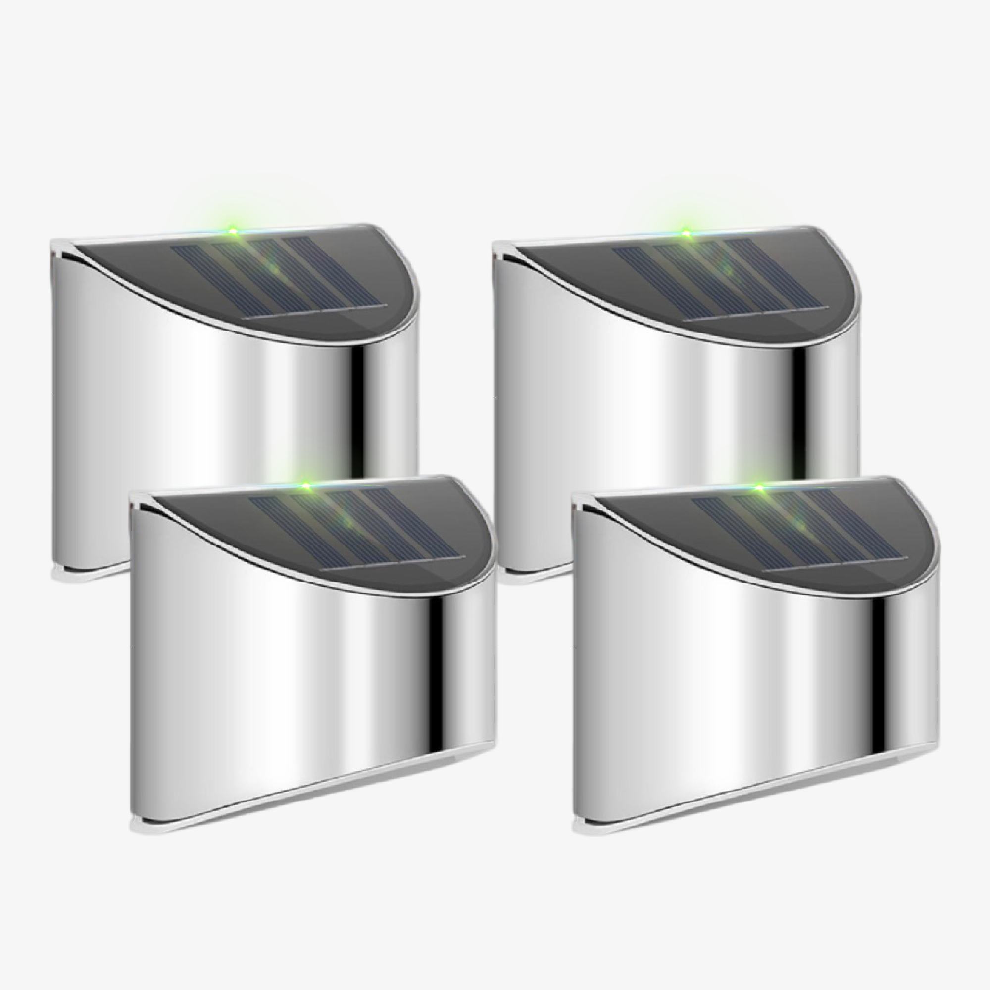 SolarLux - RVS Buitenwandlampen met Zonne-energie | Duurzaam en Waterdicht voor Tuin en Achtertuin