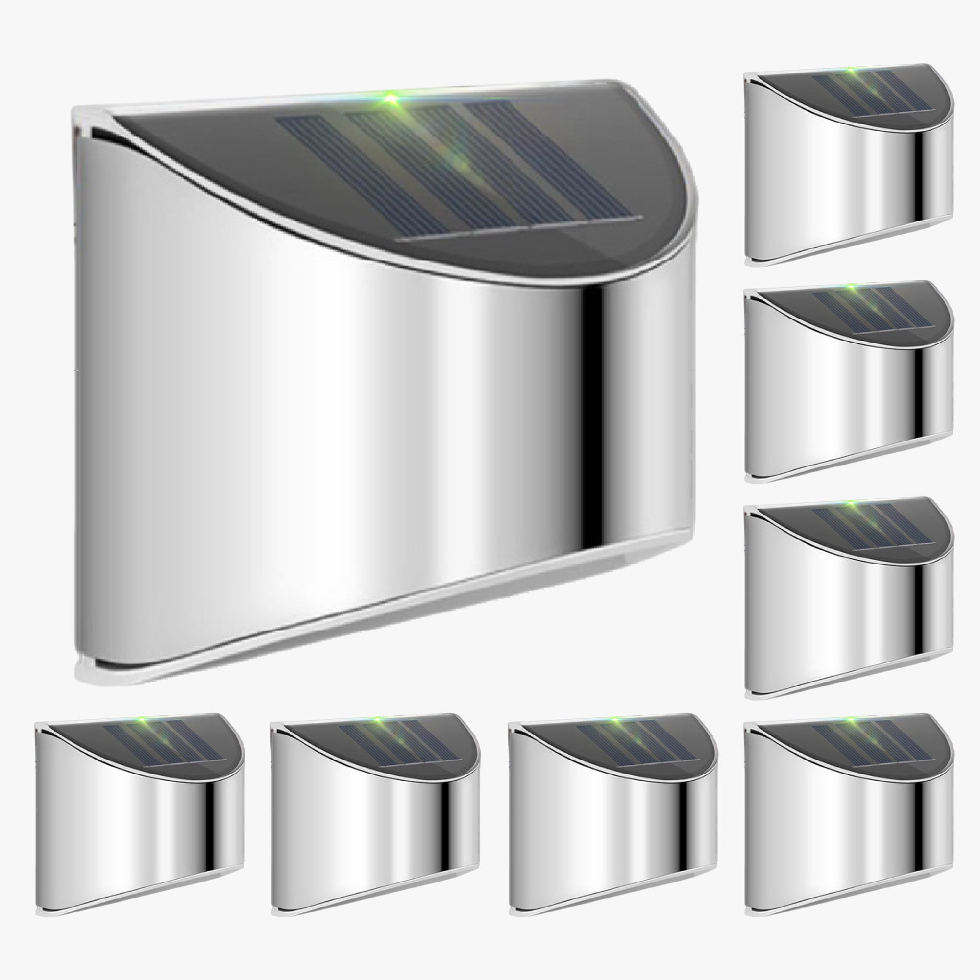 SolarLux - RVS Buitenwandlampen met Zonne-energie | Duurzaam en Waterdicht voor Tuin en Achtertuin