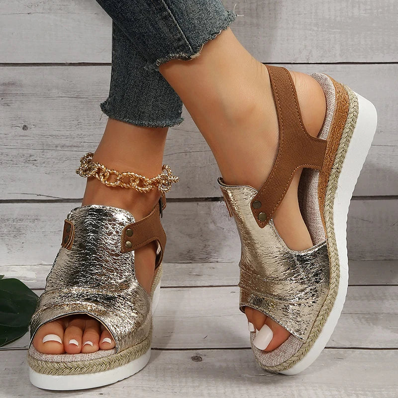 Elisa - Sandalen met Wedge Hak | Comfortabele Zomersandalen voor Dames