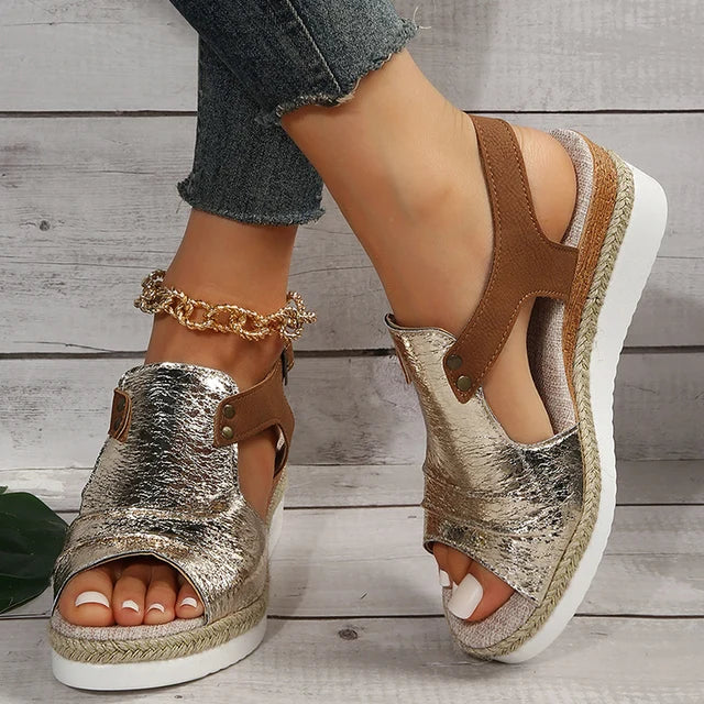 Elisa - Sandalen met Wedge Hak | Comfortabele Zomersandalen voor Dames