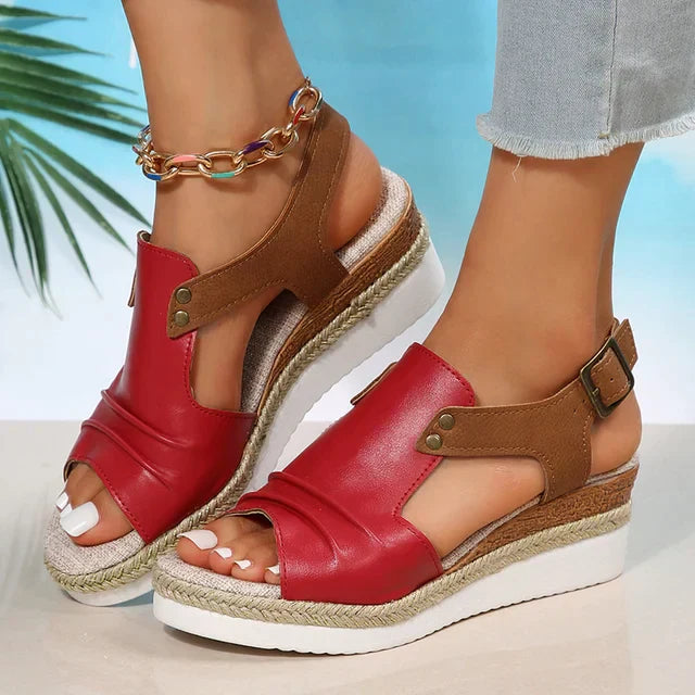 Elisa - Sandalen met Wedge Hak | Comfortabele Zomersandalen voor Dames