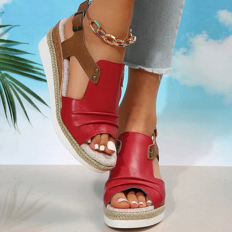 Elisa - Sandalen met Wedge Hak | Comfortabele Zomersandalen voor Dames