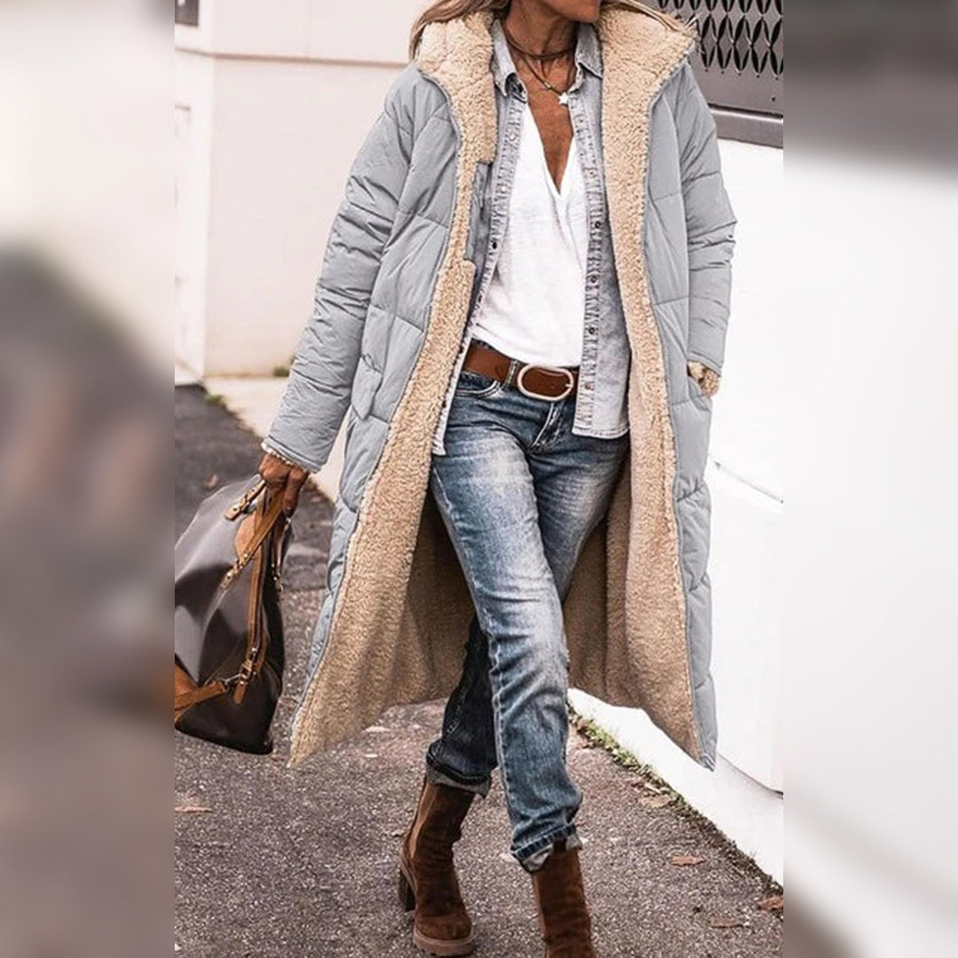 Eva Omkeerbare Dames Pufferjas - Stijlvolle en Warme Winterjas