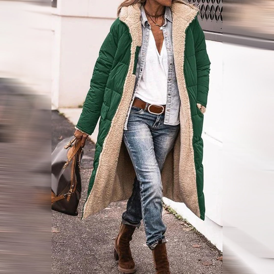 Eva Omkeerbare Dames Pufferjas - Stijlvolle en Warme Winterjas