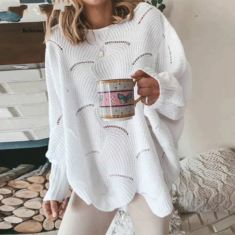 Naya - Oversized Gebreide Trui voor Dames