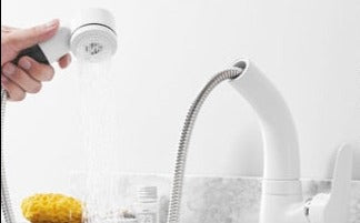 AquaRise - Uitschuifbare Messing Badkamer Mengkraan | Flexibele Kranen voor Moderne Badkamers