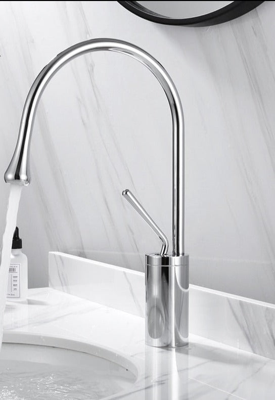 AquaTurn - Draaibare Watervalkraan Badkamer | Moderne Wastafelkraan
