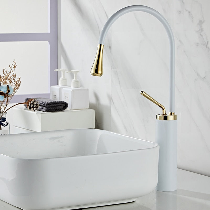 AquaTurn - Draaibare Watervalkraan Badkamer | Moderne Wastafelkraan