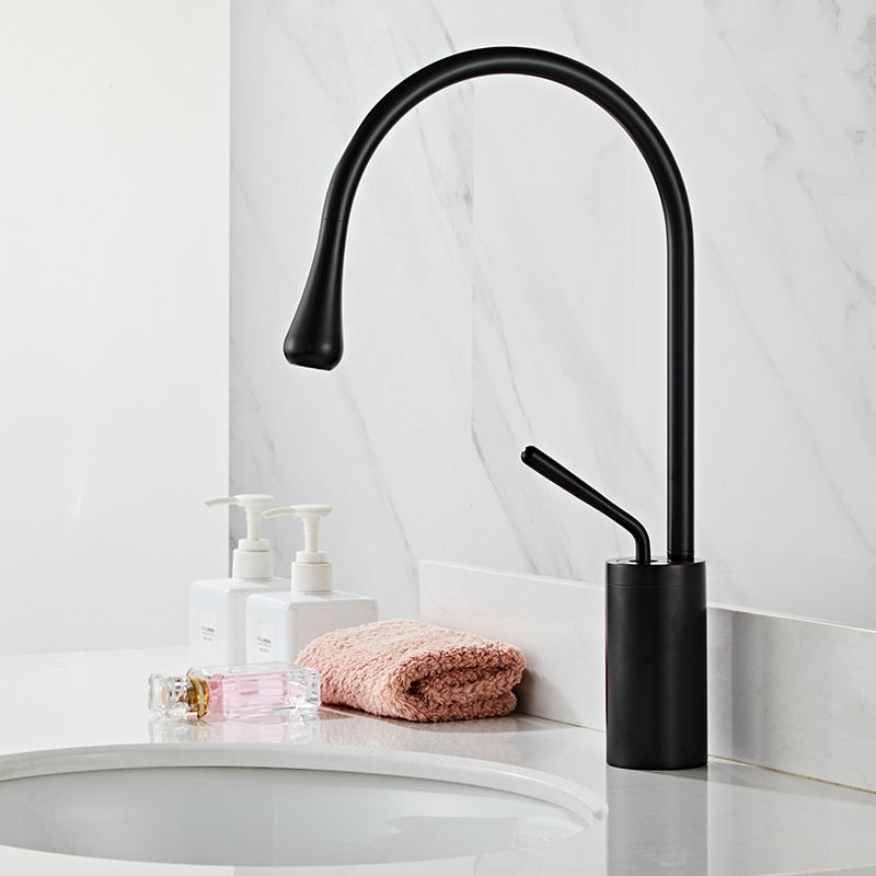 AquaTurn - Draaibare Watervalkraan Badkamer | Moderne Wastafelkraan
