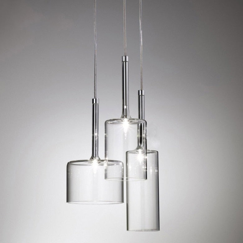 Elegante Glazen Hanglamp voor Eettafel - Moderne LED Verlichting voor Stijlvol Interieur