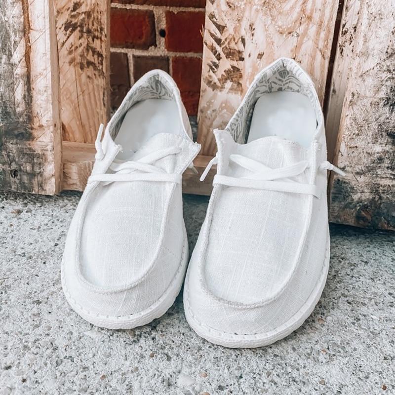 CanvasWalk - Canvas Veterschoenen voor Dames