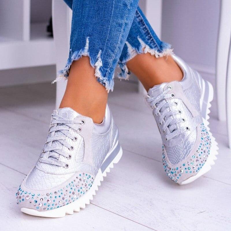 FunFit - Trendy Dames Sneakers met Vrolijke Print