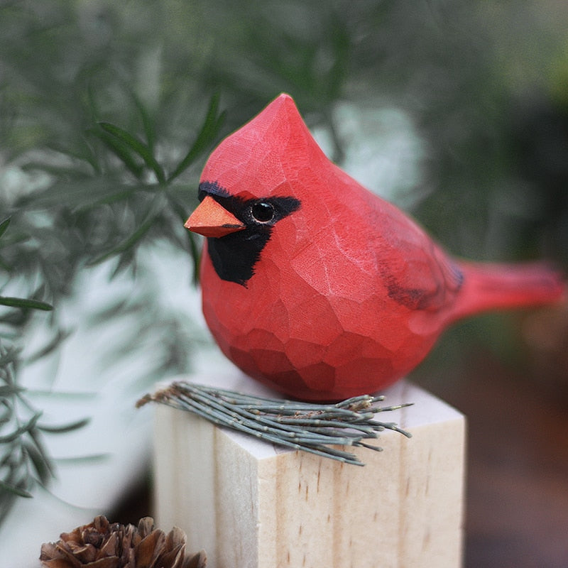 ScandiVogel - Scandinavische Houten Vogelbeeldjes | Decoratieve Houten Ornamenten voor Interieur