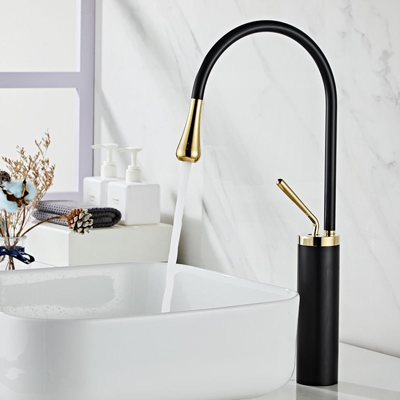 AquaTurn - Draaibare Watervalkraan Badkamer | Moderne Wastafelkraan