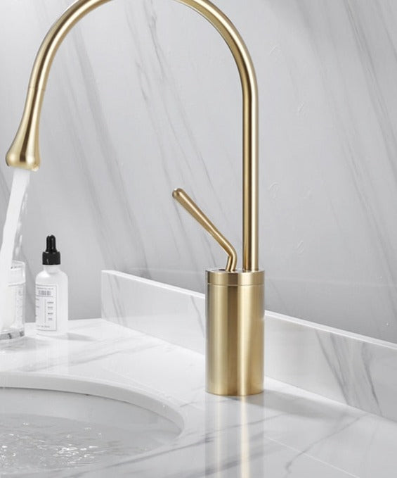 AquaTurn - Draaibare Watervalkraan Badkamer | Moderne Wastafelkraan