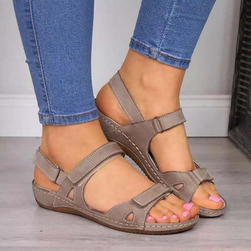 Zomer Comfort Luna | Orthopedische Dames Sandalen met Klittenbandsluiting voor de Zomer