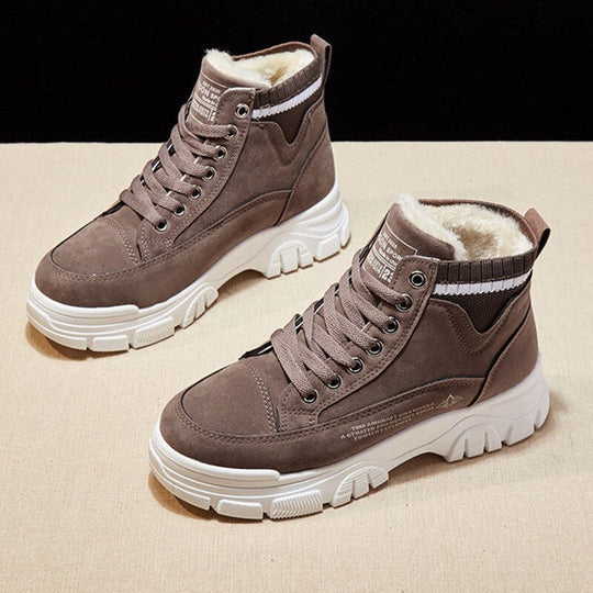 WarmFur - Sneakers met Warme Bontvoering voor Dames