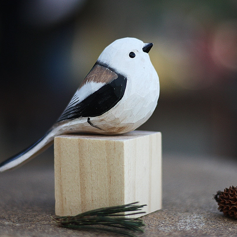 ScandiVogel - Scandinavische Houten Vogelbeeldjes | Decoratieve Houten Ornamenten voor Interieur