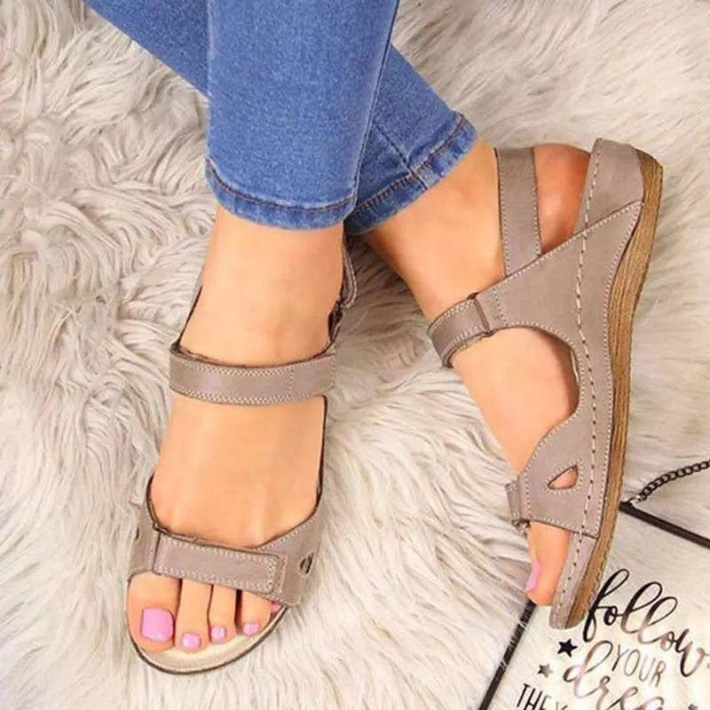 Zomer Comfort Luna | Orthopedische Dames Sandalen met Klittenbandsluiting voor de Zomer