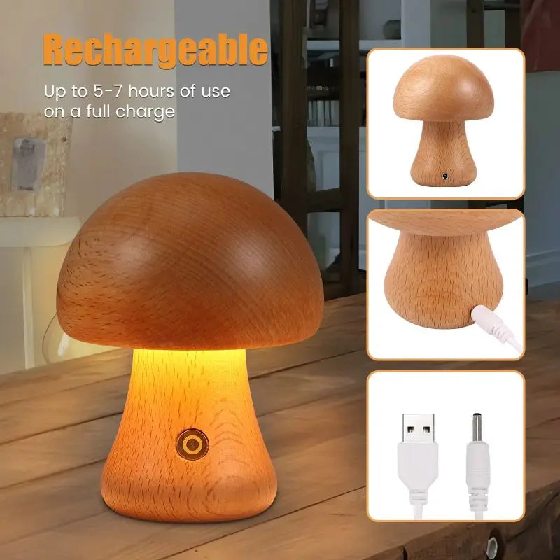 MushroomLight - Charmante Paddenstoel Sfeerlamp | Perfect voor Kinderkamers