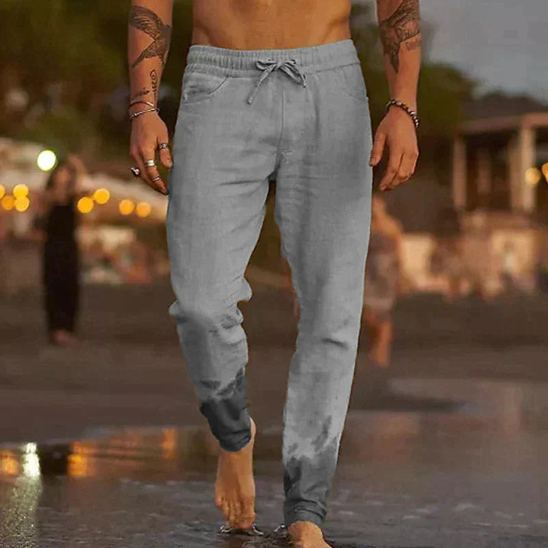 Carlo - Casual Linnenbroek voor Heren | Comfortabele en Ademende Zomerbroek