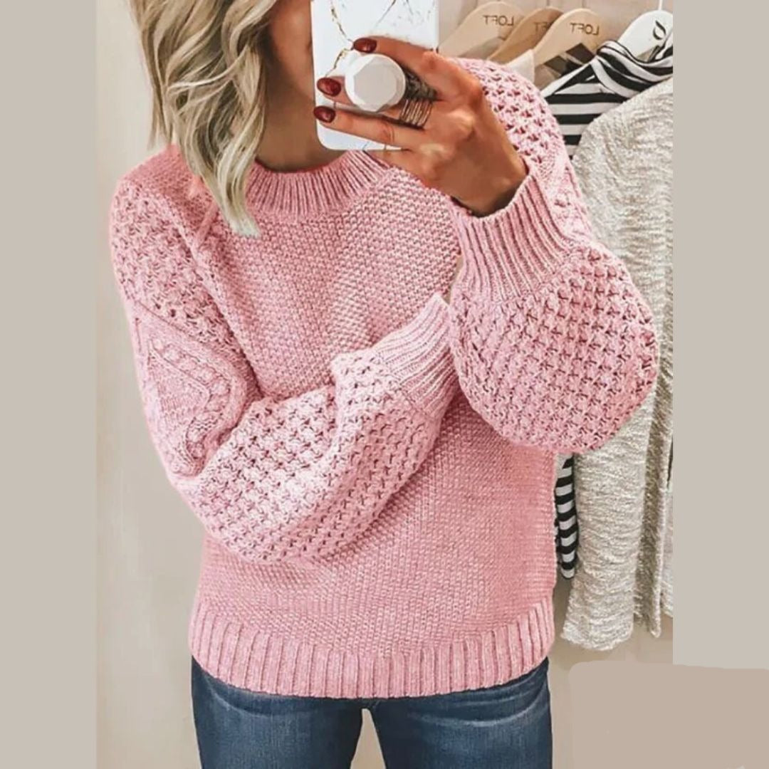 Eliana - Stijlvolle Oversized Gehaakte Trui voor Dames
