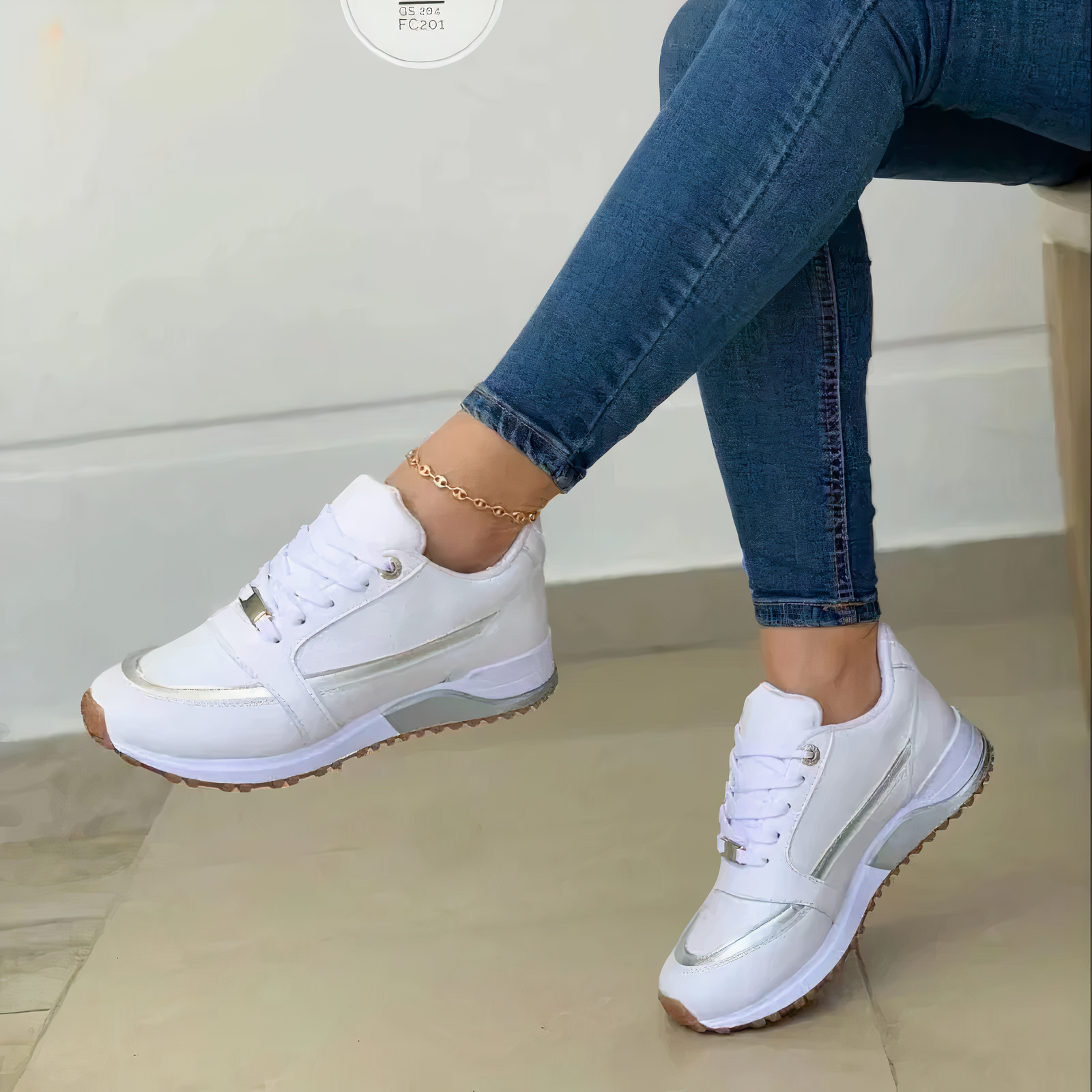 ElaraFit - Elegante Orthopedische Sneakers voor Dames
