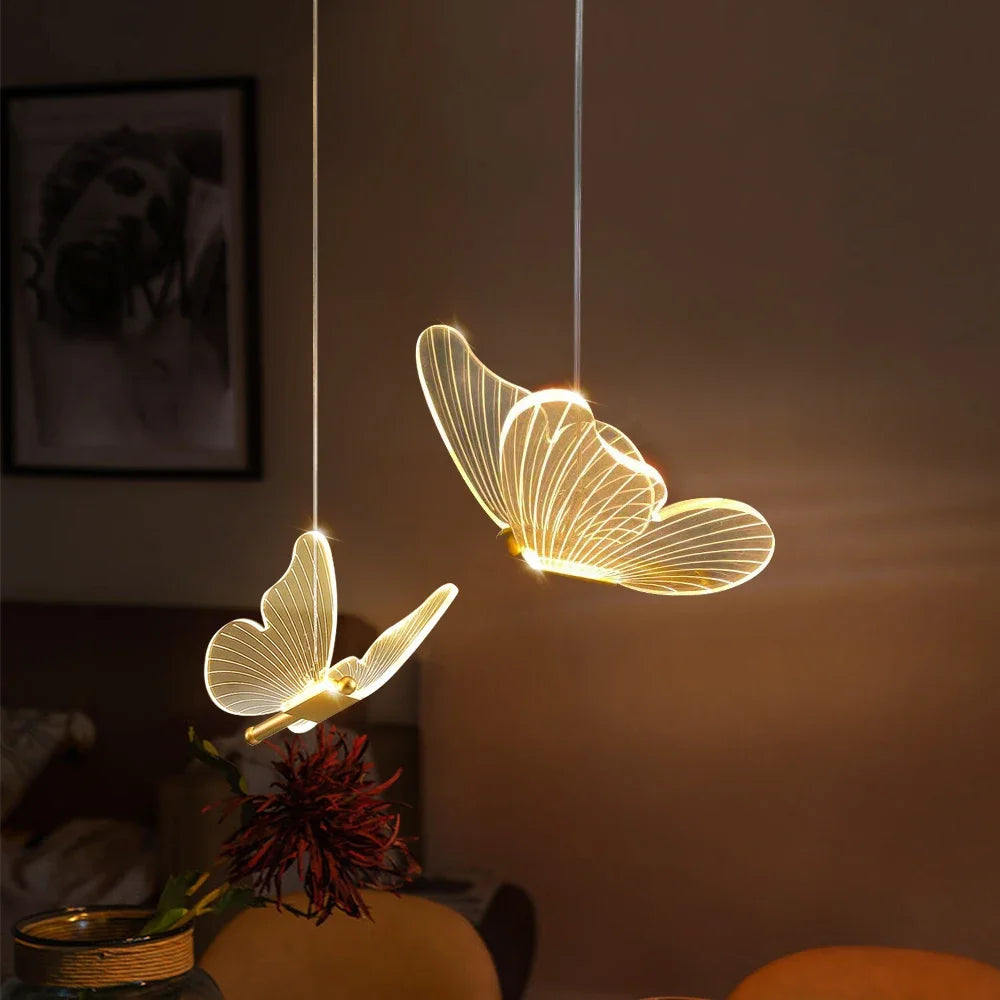 GlowWings LED Hanglamp - Unieke Vlinder Plafondlamp met Modern Design