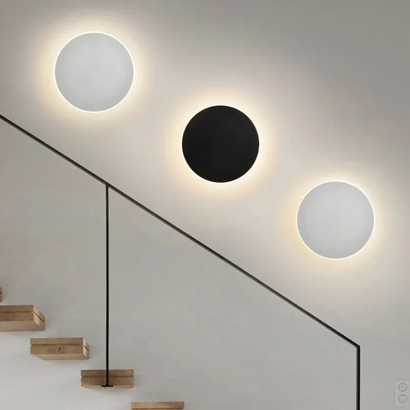 GlowSphere - Ronde LED Wandlamp voor Modern Interieur