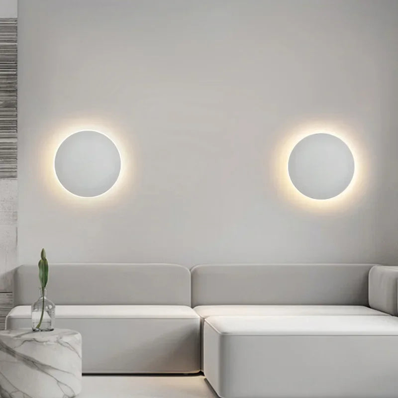 GlowSphere - Ronde LED Wandlamp voor Modern Interieur