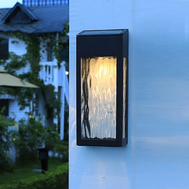 LumiWall - Solar Wandlamp voor Buitenverlichting