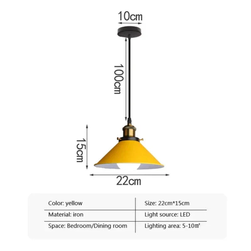 IndustrialGlow - LED Industriële Hoorn Hanglamp voor Moderne Verlichting