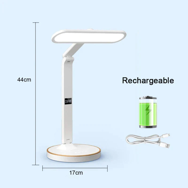 ChronoBright - LED Tafellamp met Klok en Modern Design