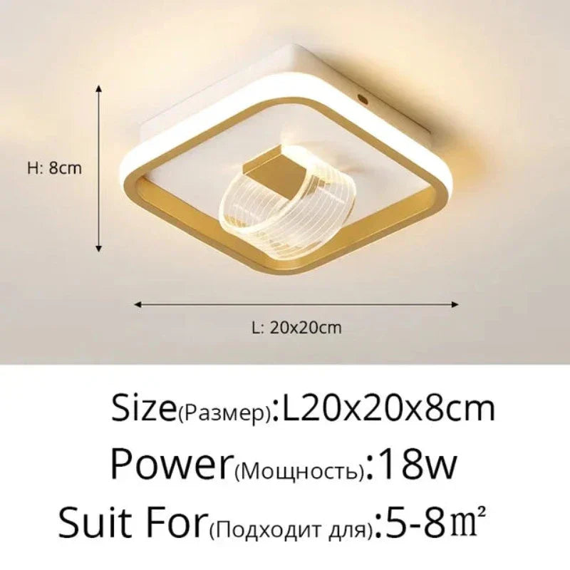 RetroFlex - Acryl Plafondlamp met Vintage Design