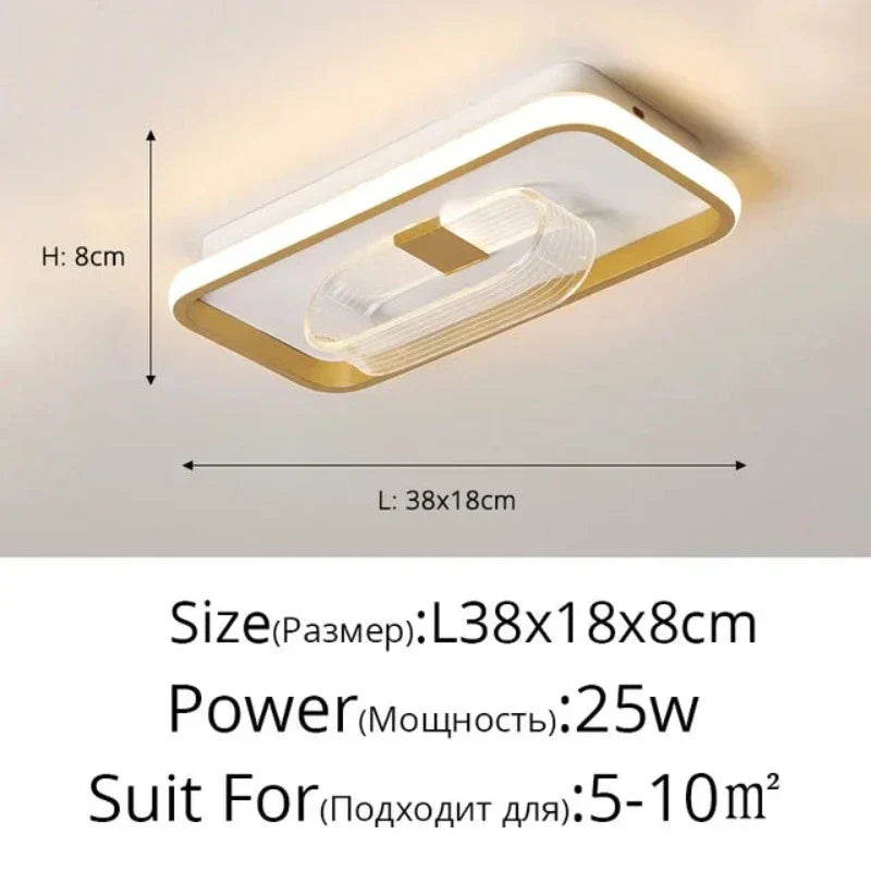 RetroFlex - Acryl Plafondlamp met Vintage Design