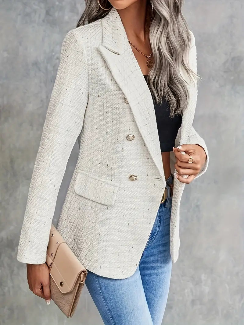 Sophie – Tweed Blazer voor Dames | Stijlvol en Elegant
